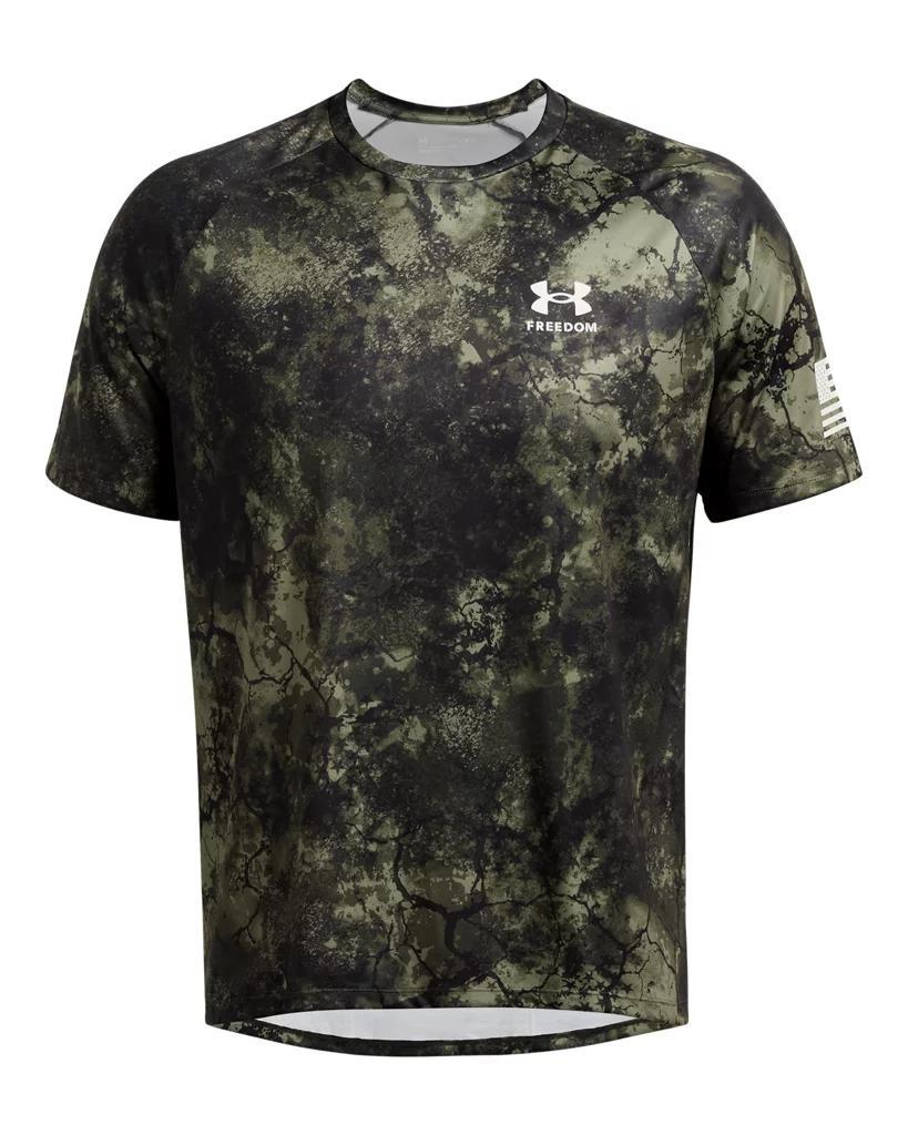 Mens UA Tech Freedom Camo Short Sleeve Product Image