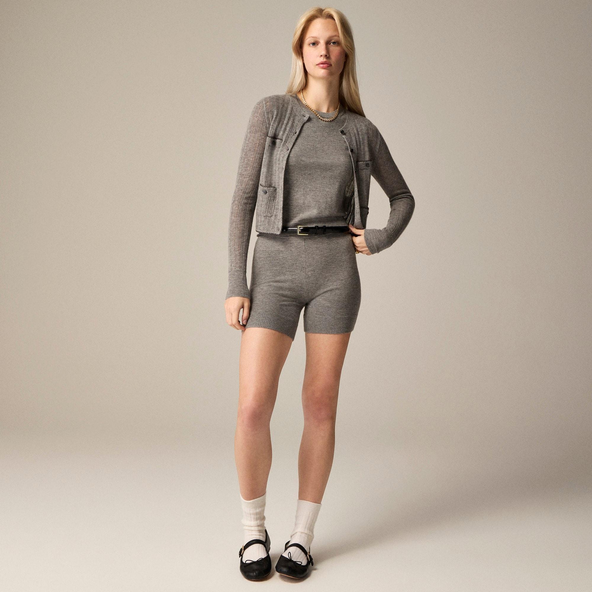 Featherweight cashmere bike short Product Image