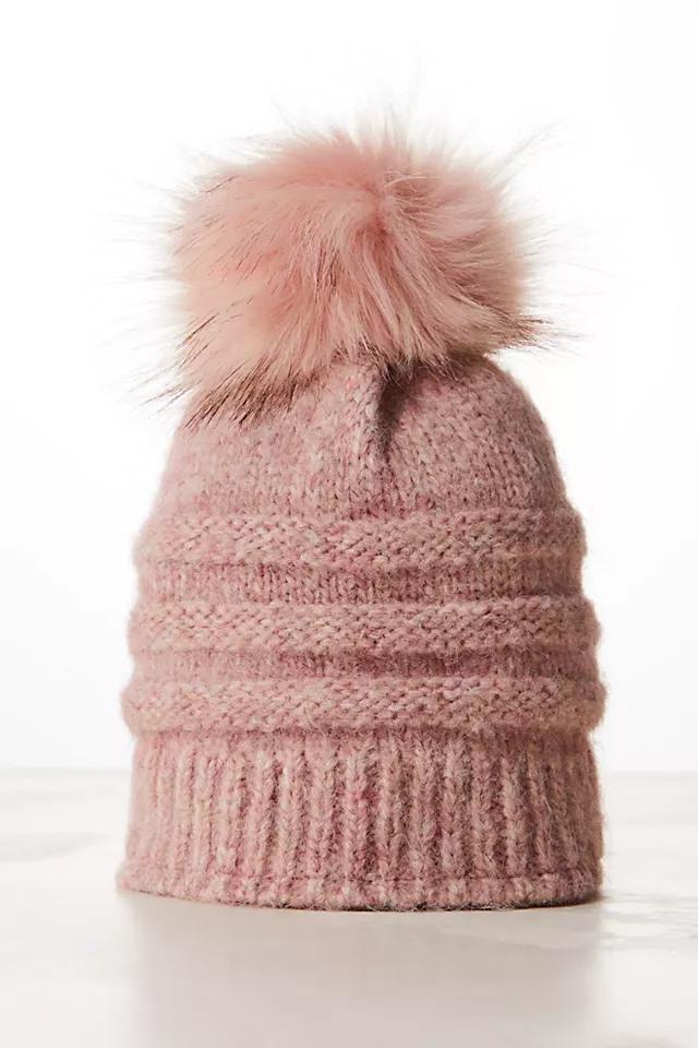 Aggie Woven Pom Beanie Product Image