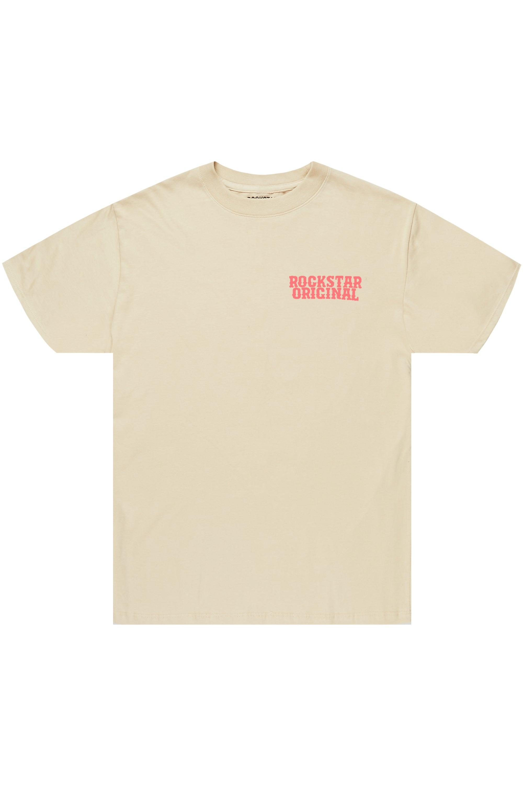 Posse Beige Graphic T-Shirt Male Product Image