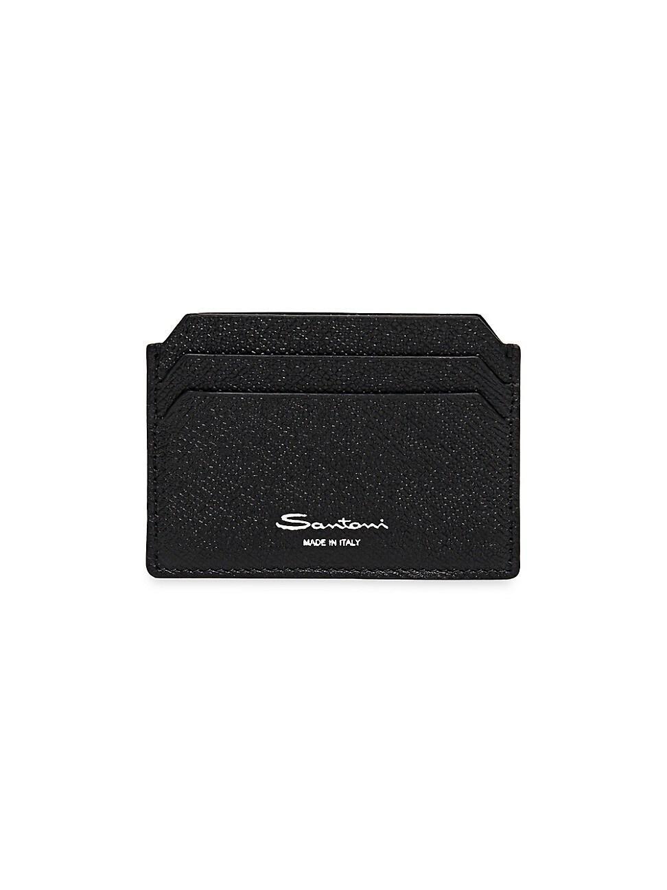 Mens Saffiano Leather Cardholder Product Image