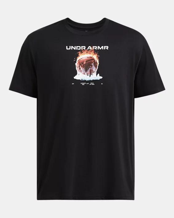 Men's UA Heavyweight Fire Ice Basketball Short Sleeve Product Image