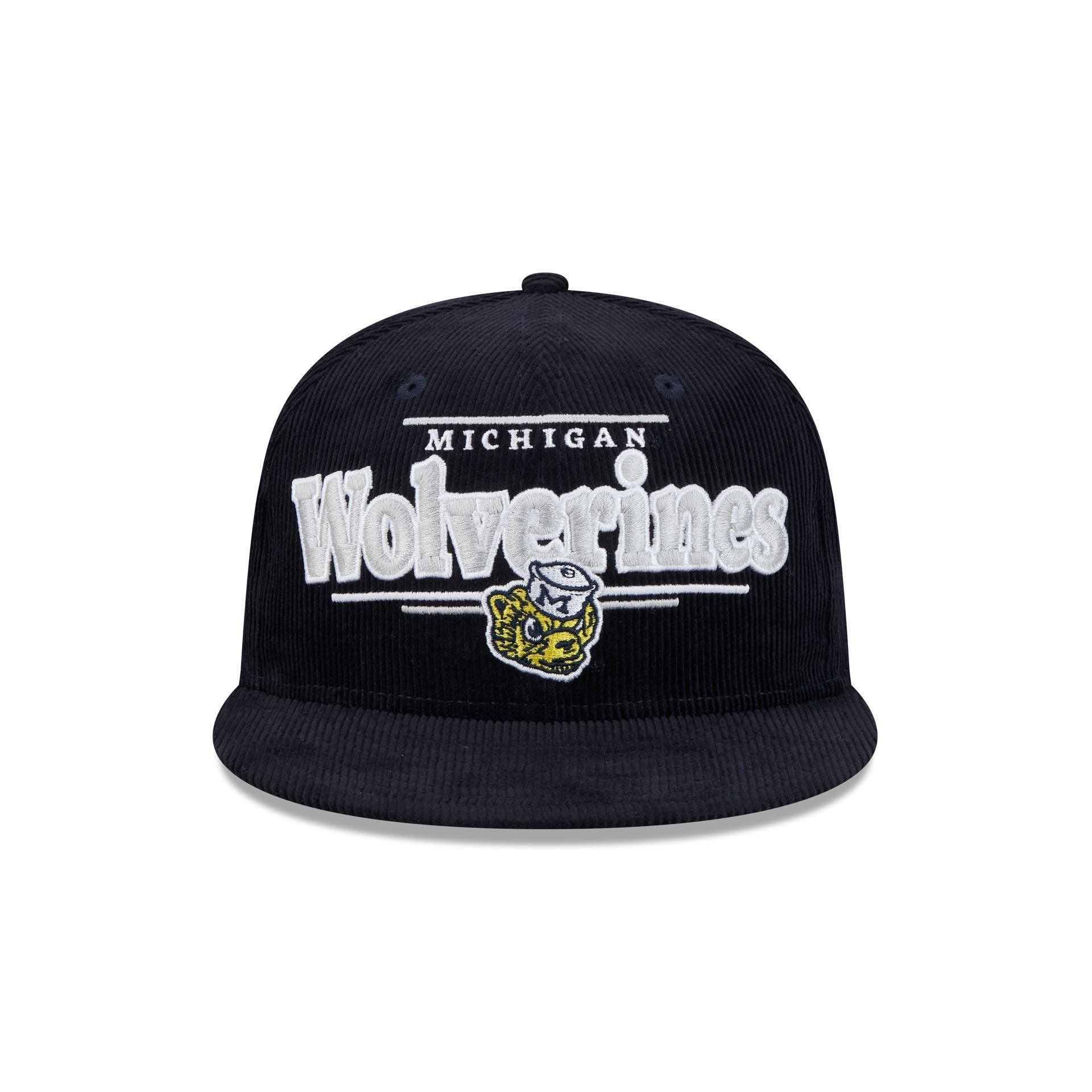 Michigan Wolverines College Vault Throwback Display 9FIFTY Snapback Hat Male Product Image