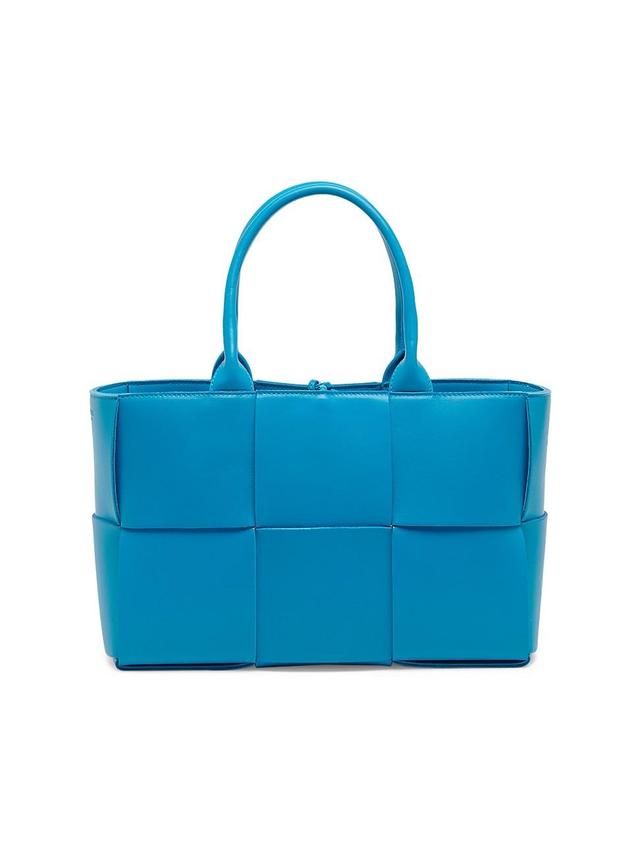 Womens Small Arco Intrecciato Leather Tote Bag Product Image