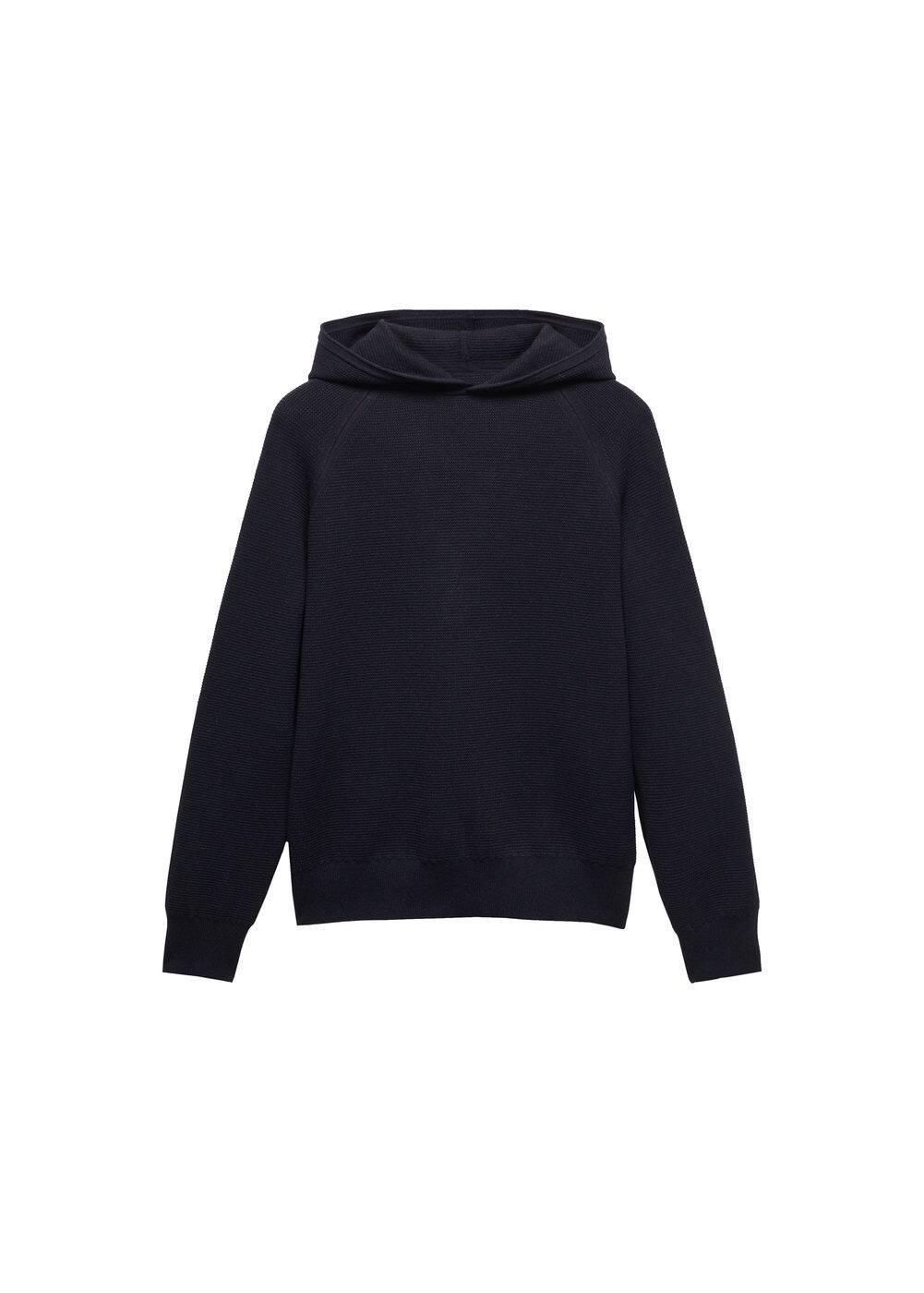 MANGO MAN - Stretch knit sweatshirt dark navyMen Product Image