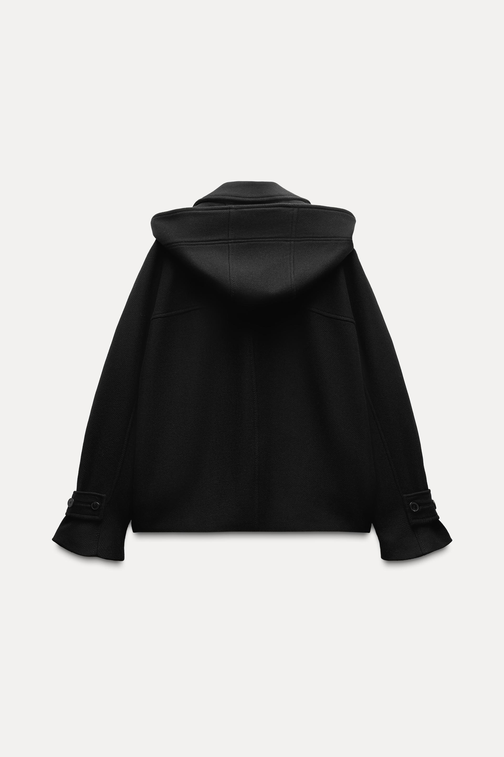 WOOL BLEND CAPE COAT ZW COLLECTION Product Image