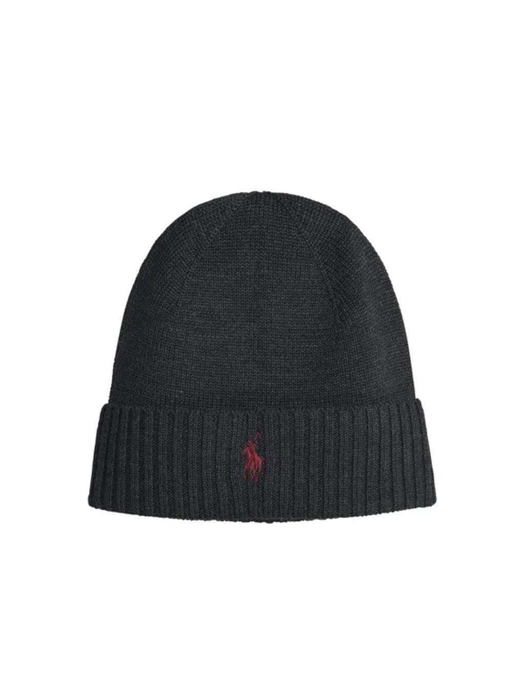 Grey Wool Beanie Product Image