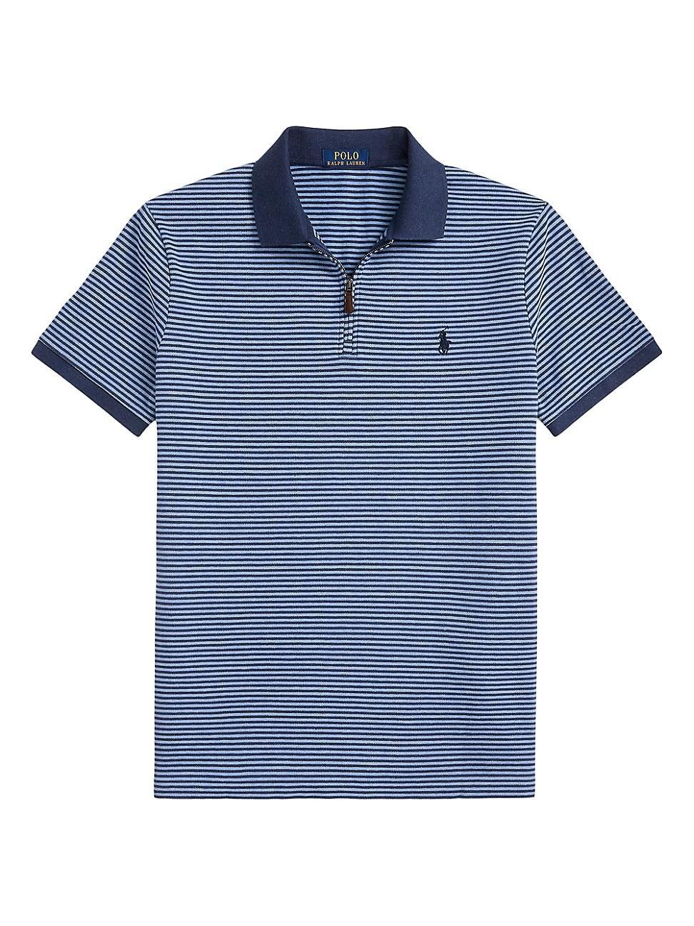 Mens Stretch-Mesh Polo Shirt Product Image