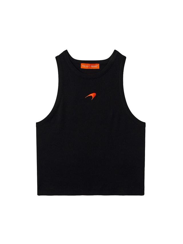 Womens Reiss x McLaren F1 Team Anniston Ribbed Tank Top Product Image