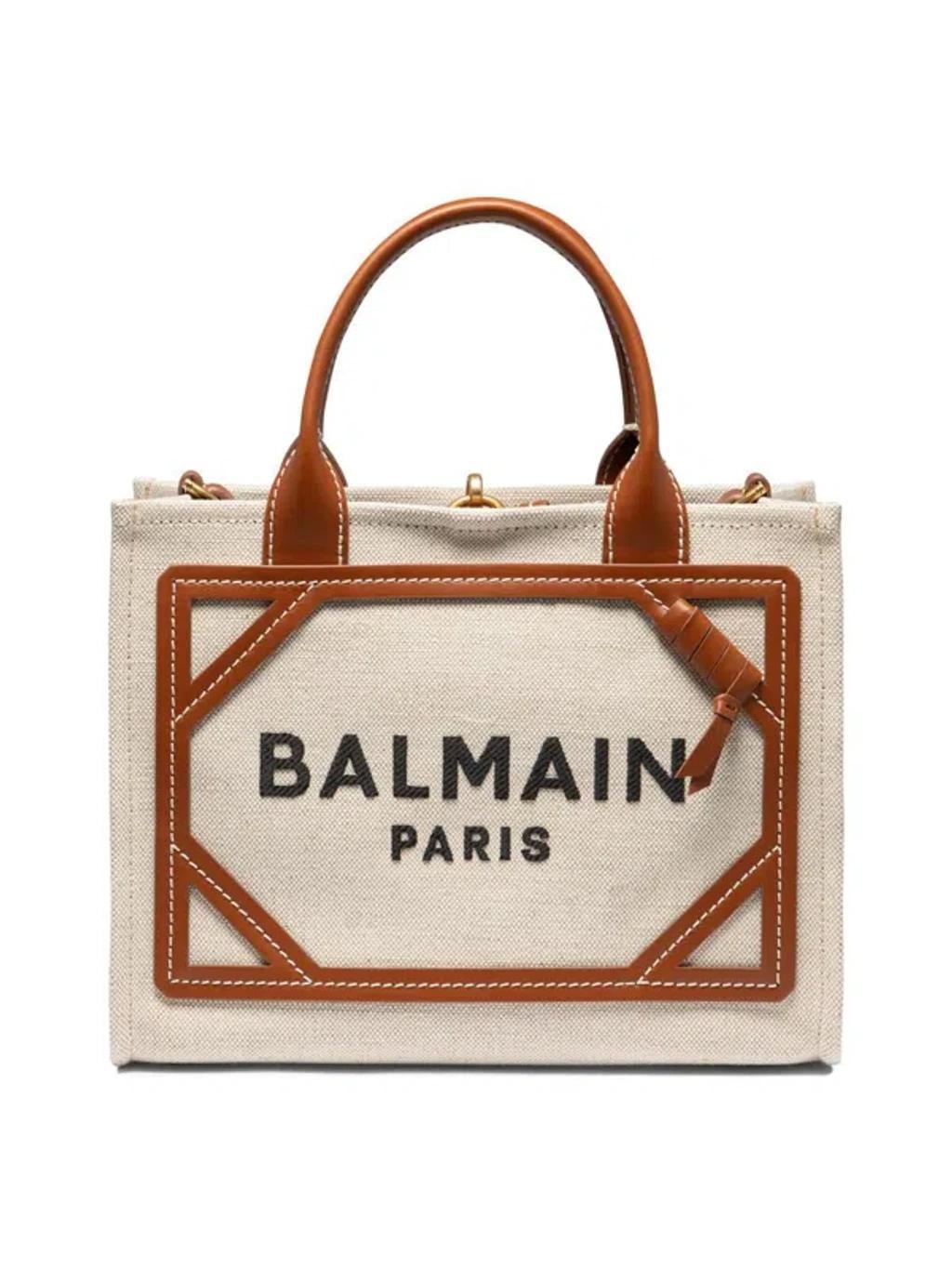 B-army Shopping Bag In Beige Product Image