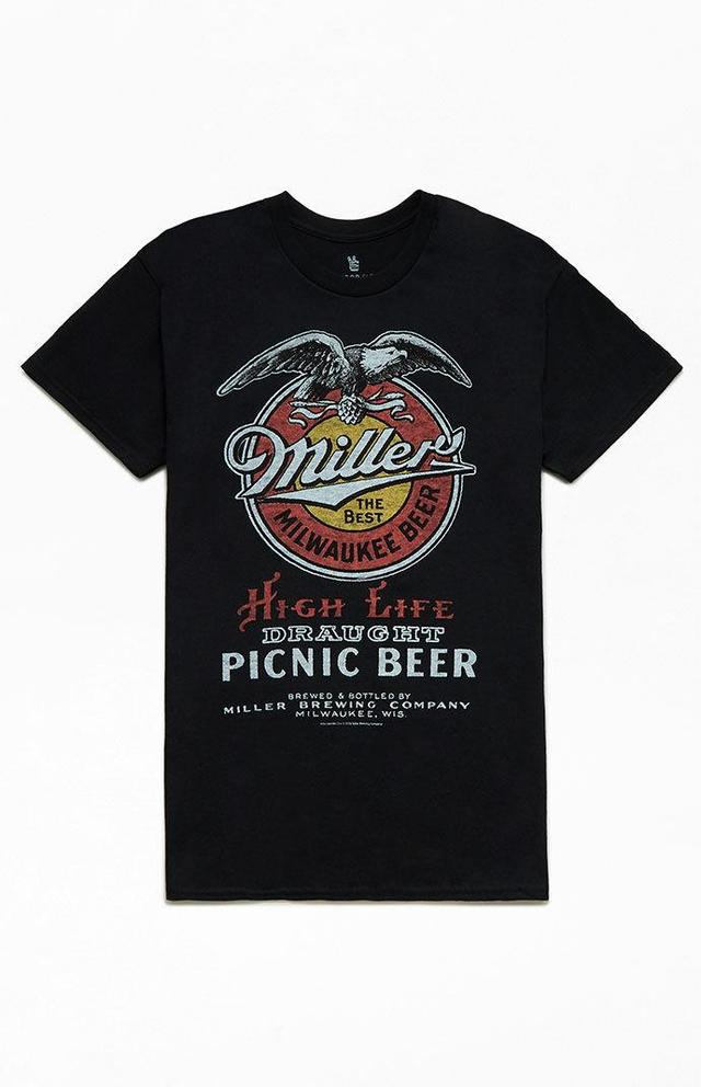 Junk Food Mens Miller High Life T-Shirt Product Image