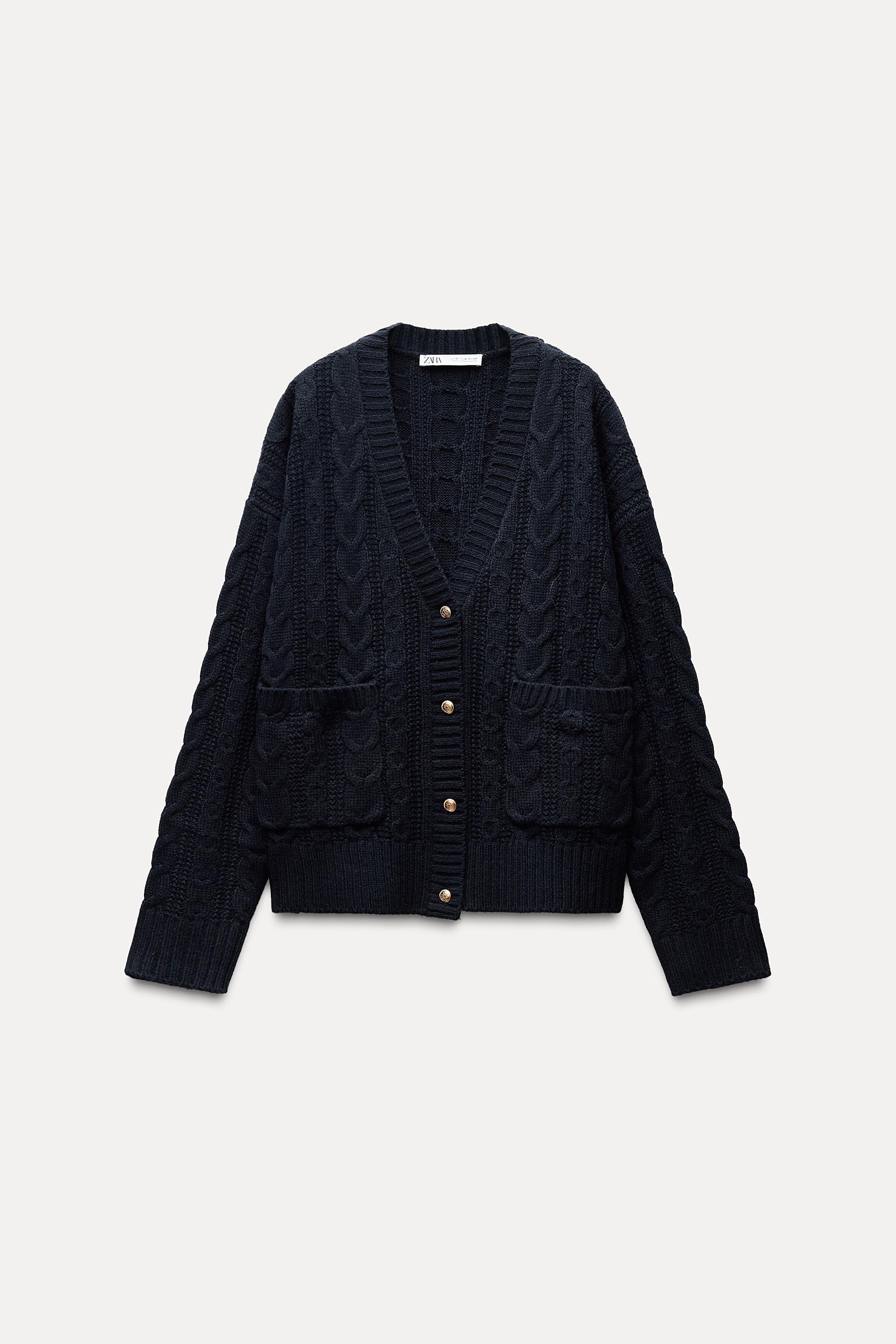 CABLE-KNIT CARDIGAN Product Image