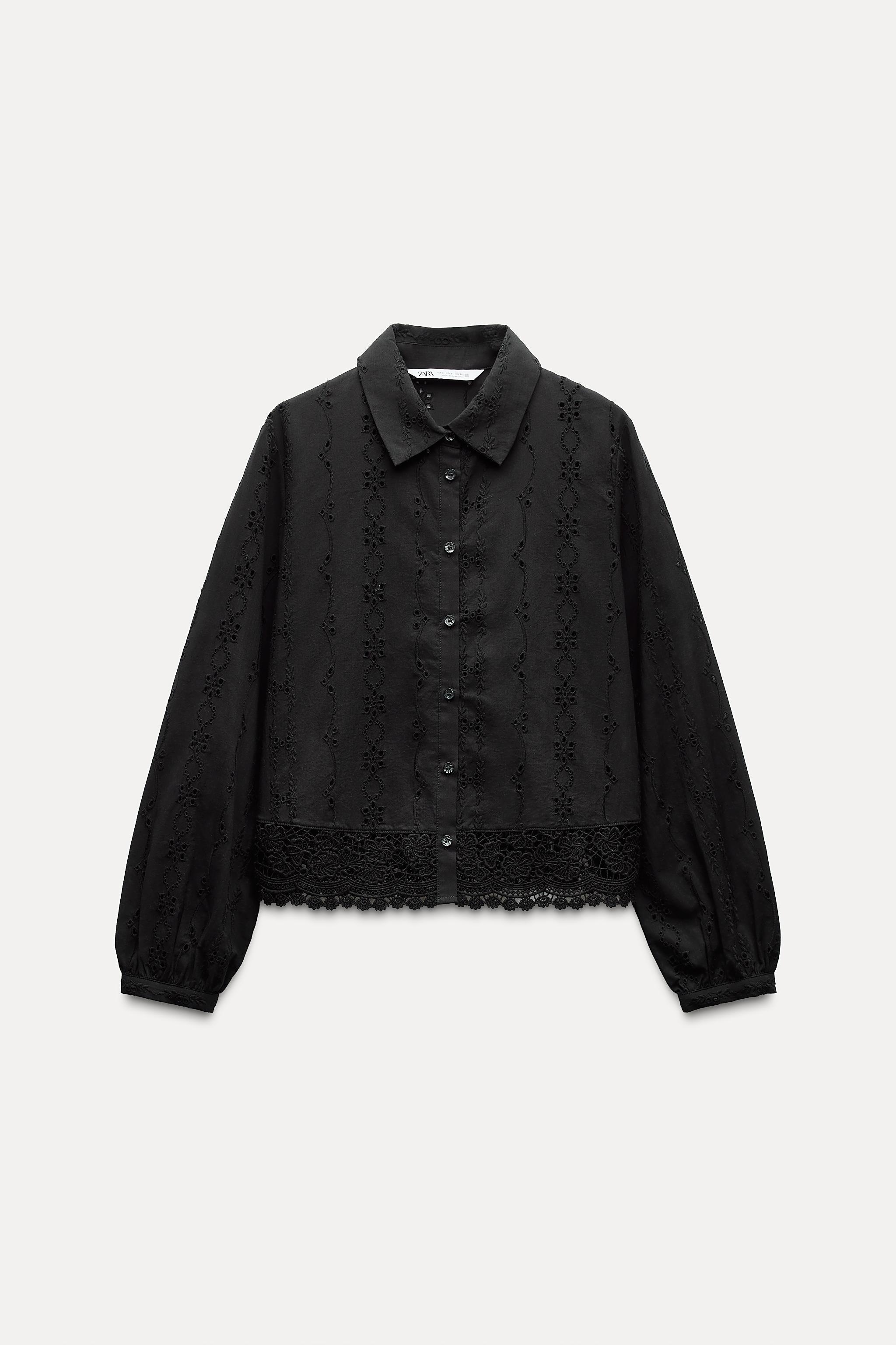 OPENWORK EMBROIDERY SHIRT Product Image