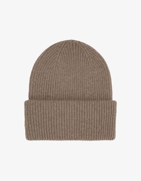 Merino Wool Hat - Warm Taupe Product Image