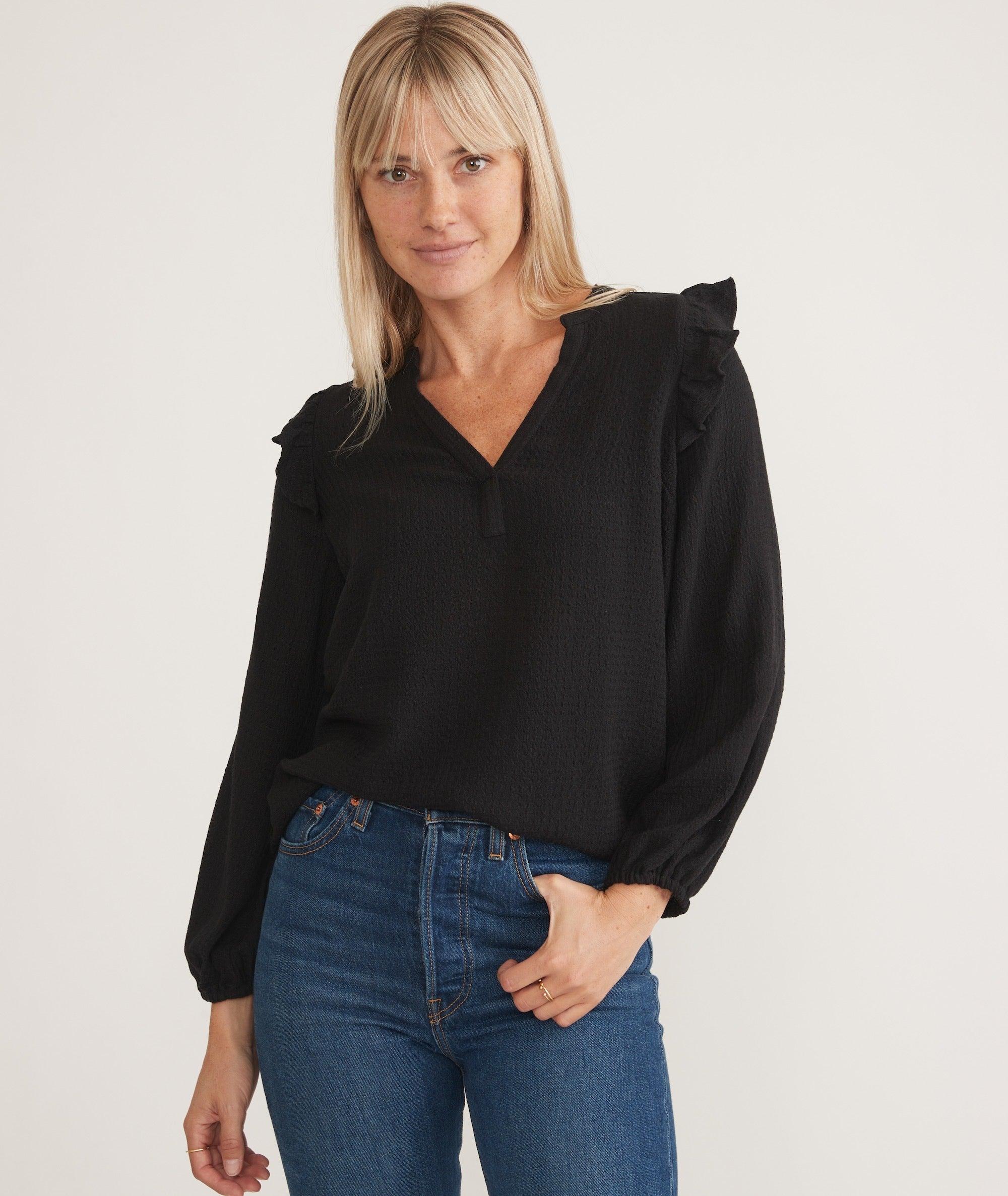 Jamie Ruffle Sleeve Top Product Image