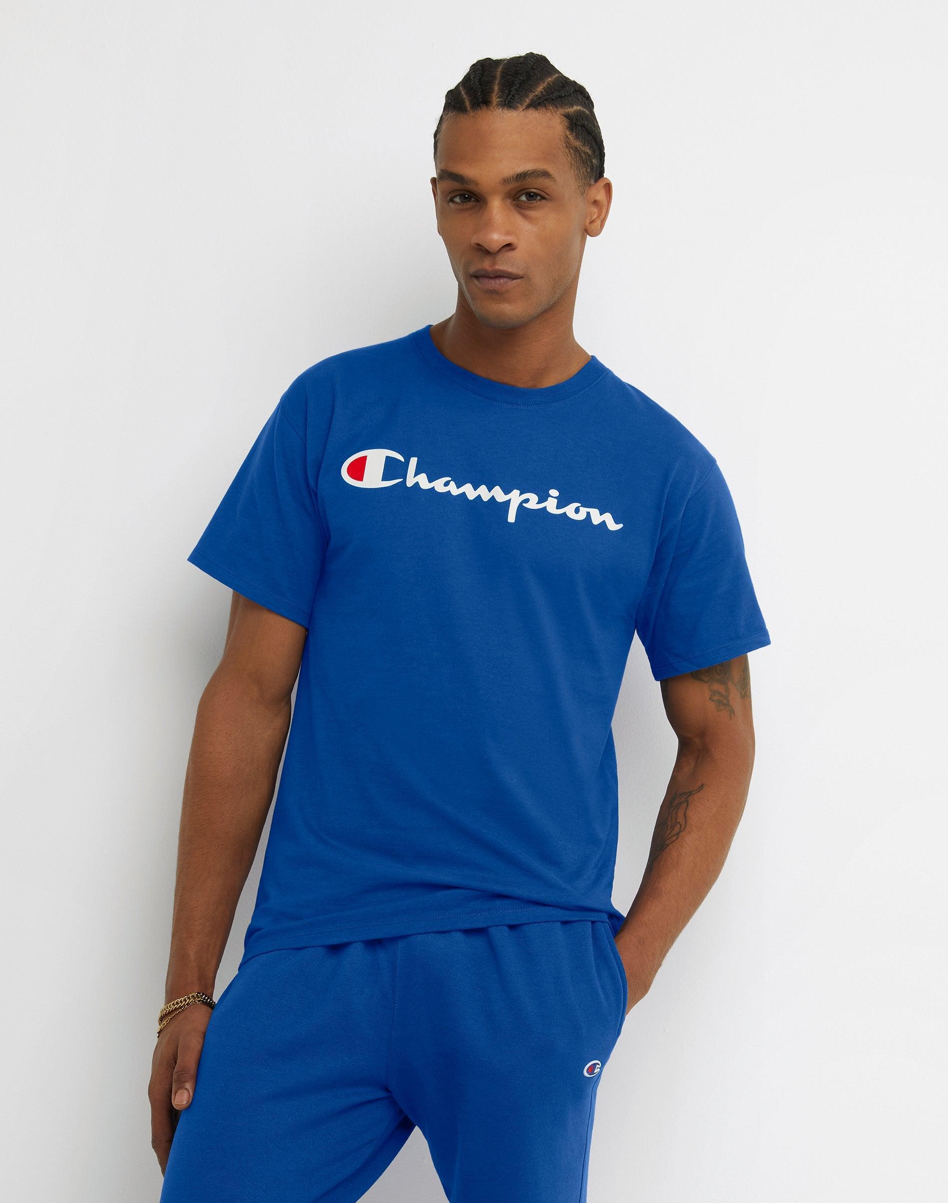 Champion Mens Script Logo T-Shirt Product Image