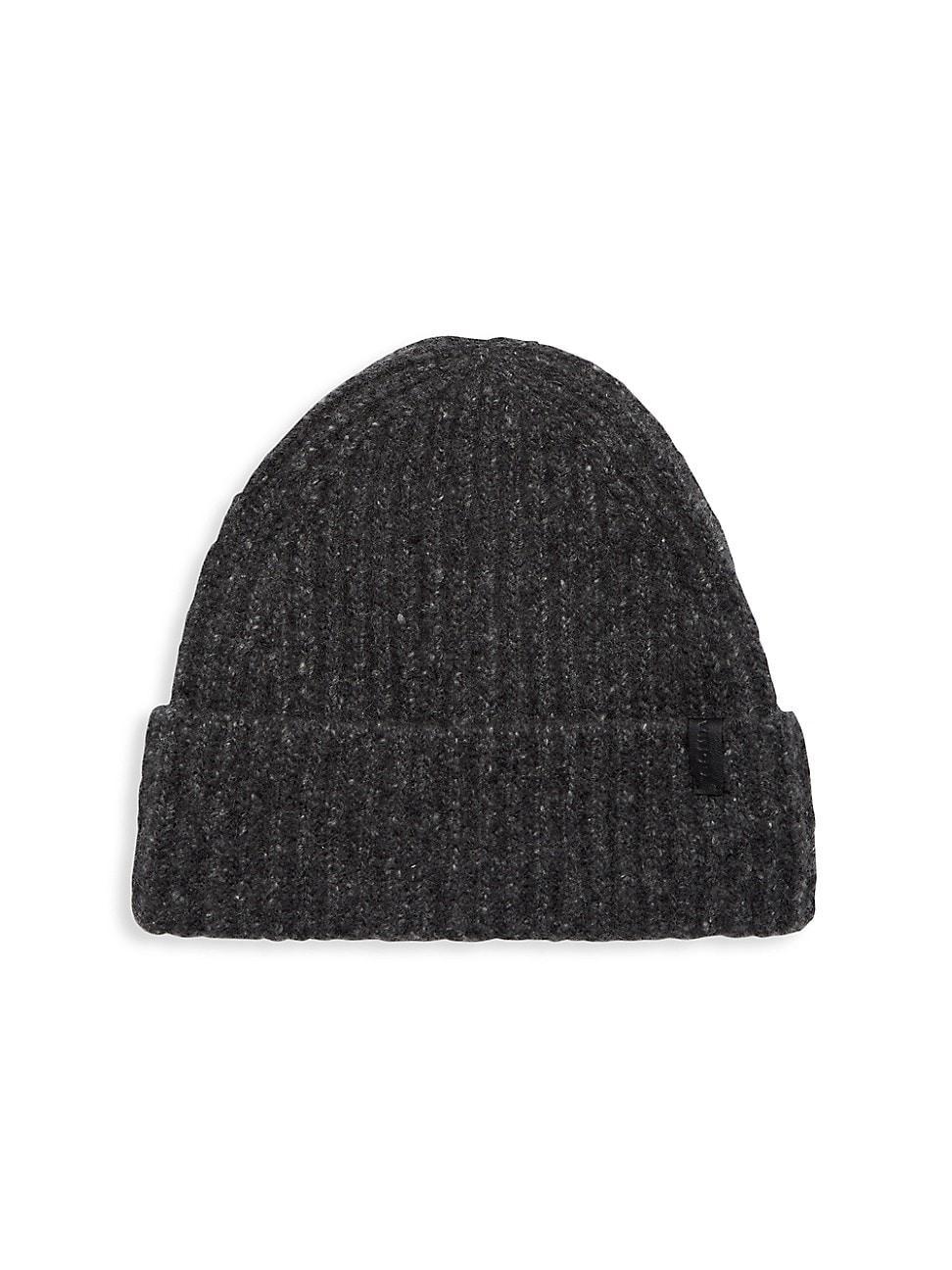 Womens Donegal Rib-Knit Cashmere Beanie product image