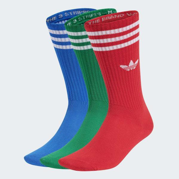 Solid Crew Socks 3 Pairs Product Image