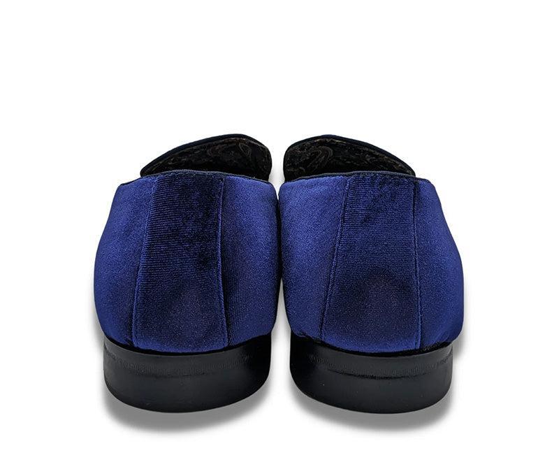 Purple Solid Velvet Loafer Product Image