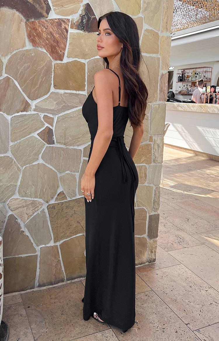 Dilara Black Maxi Dress Product Image