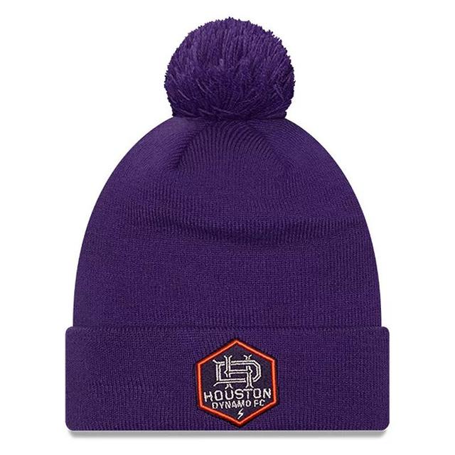 Mens New Era Houston Dynamo FC Jersey Hook Cuff Knit Hat with Pom Product Image