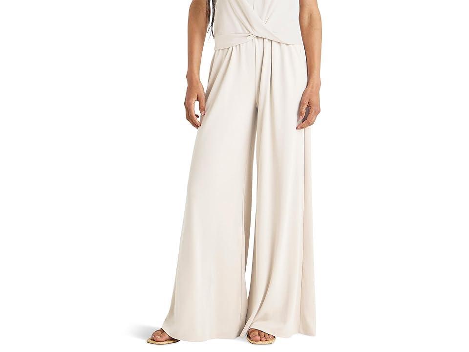 Splendid Giada Sandwash Palazzo Pants Sand) Women's Clothing Product Image