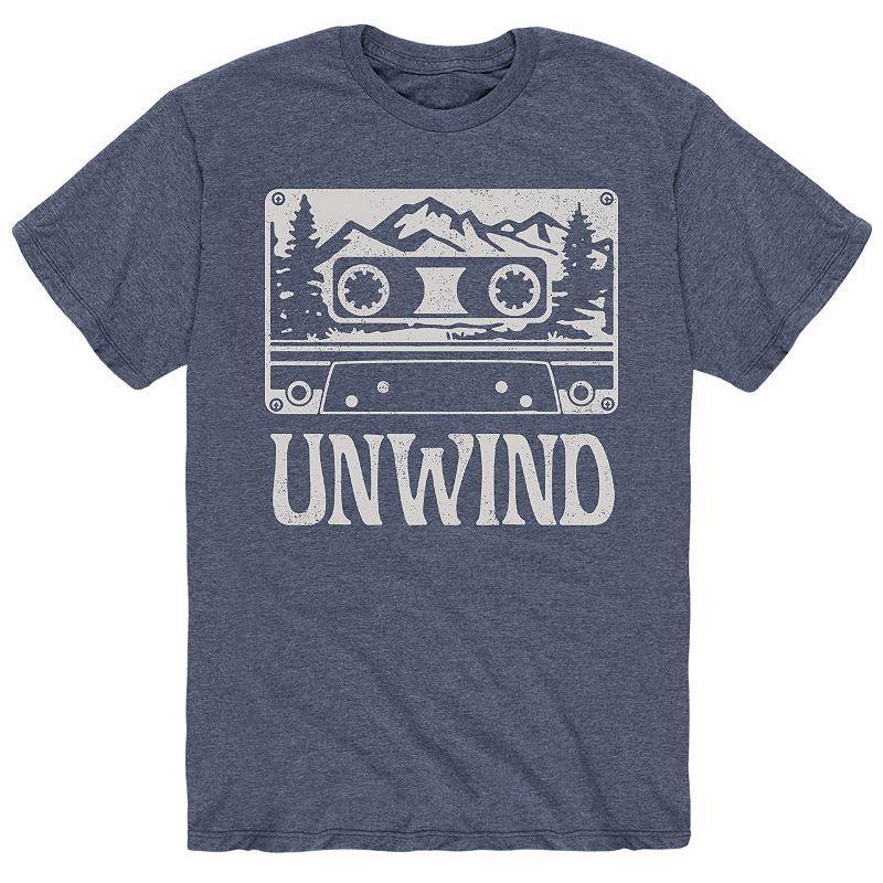 Mens Unwind Tee Blue Product Image