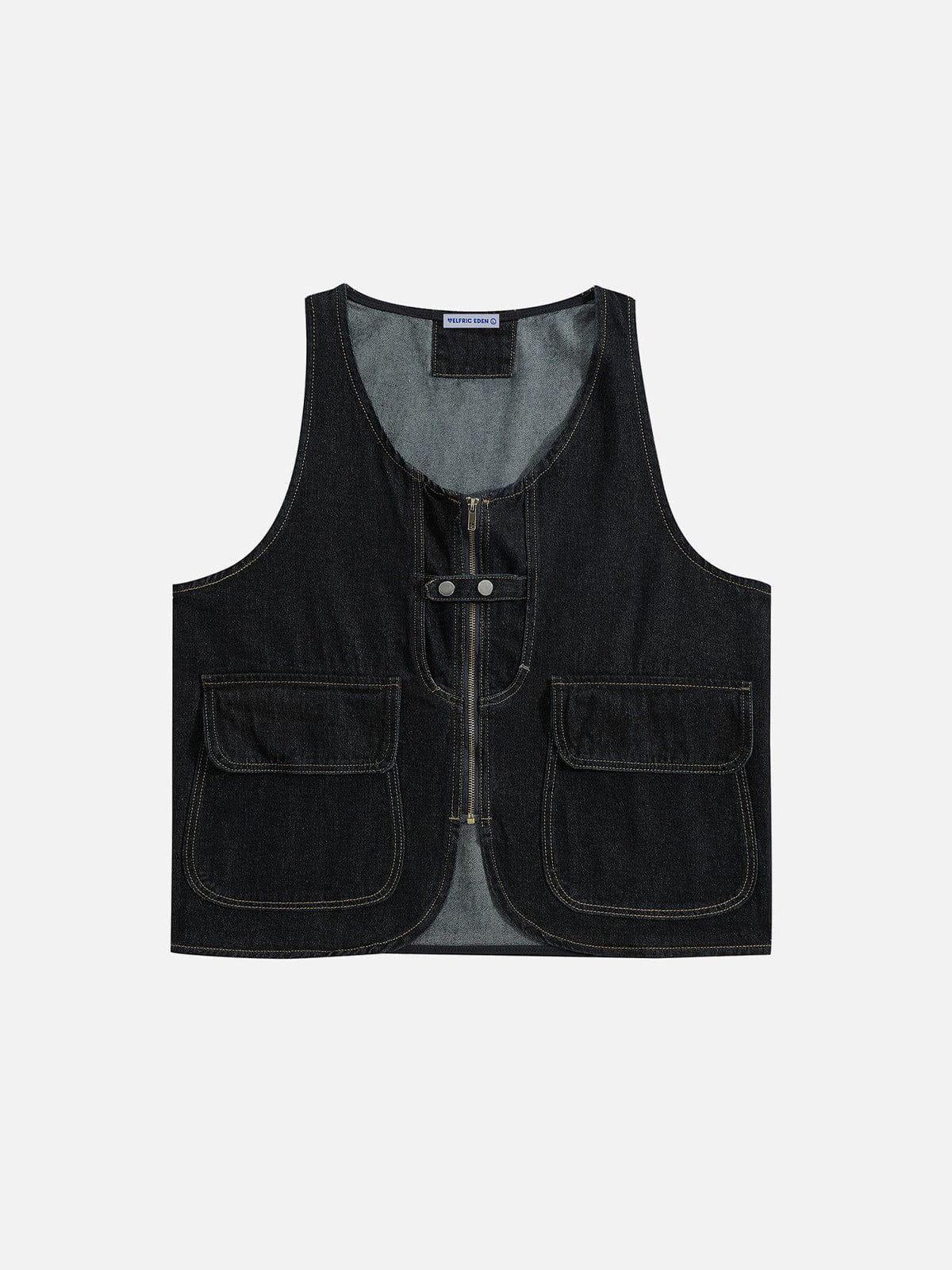 Aelfric Eden Vintage Denim Vest Product Image