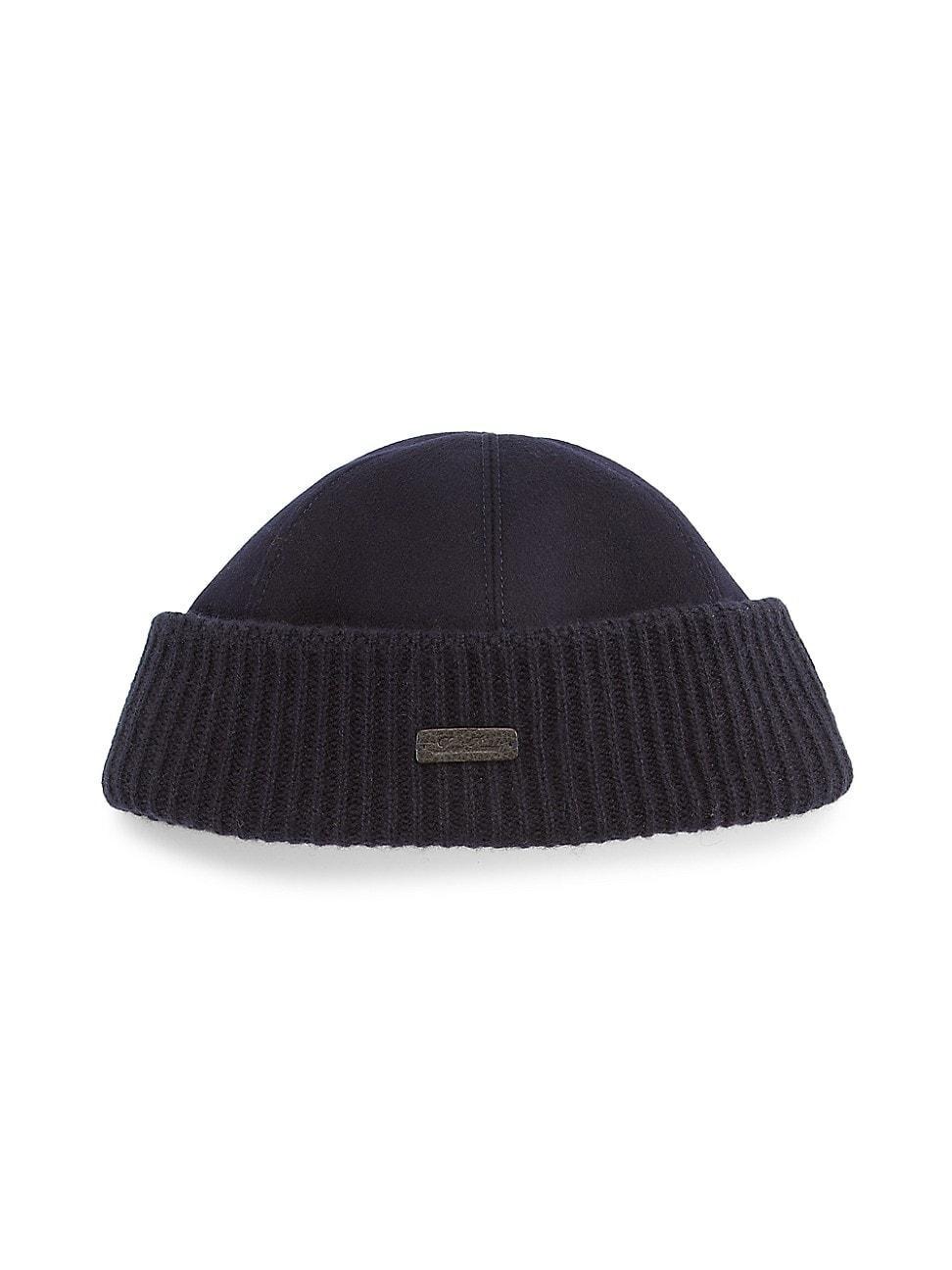 Mens Logo Cashmere Beanie Product Image