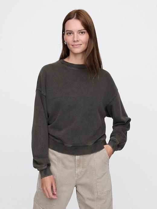 French Terry Wedge Sweatshirt Product Image