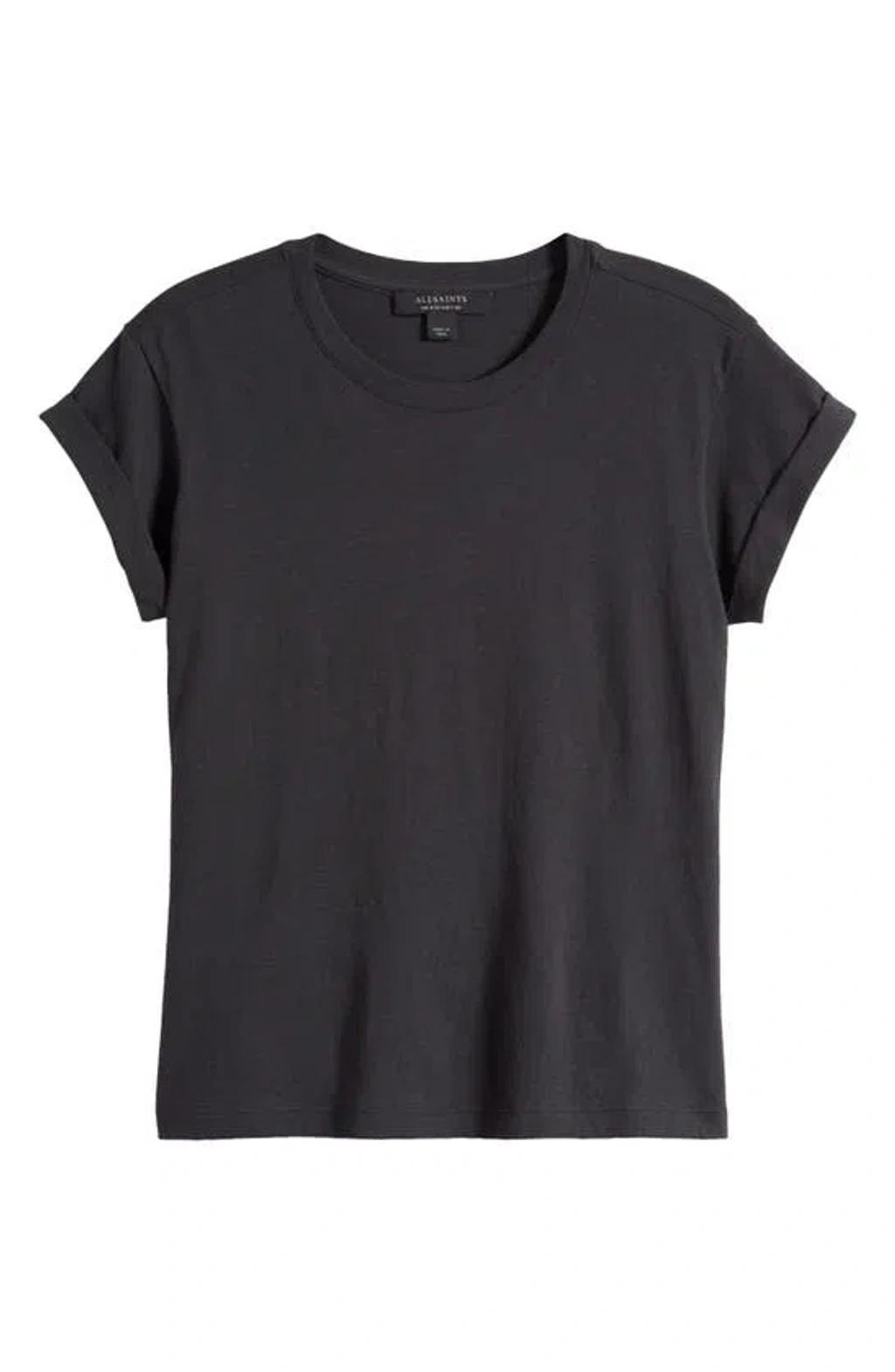 Anna Cotton T-shirt In Black Product Image