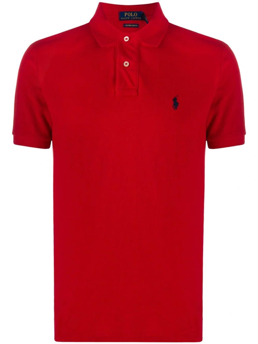 Polo Pony Short-sleeve Polo Shirt In Red Product Image