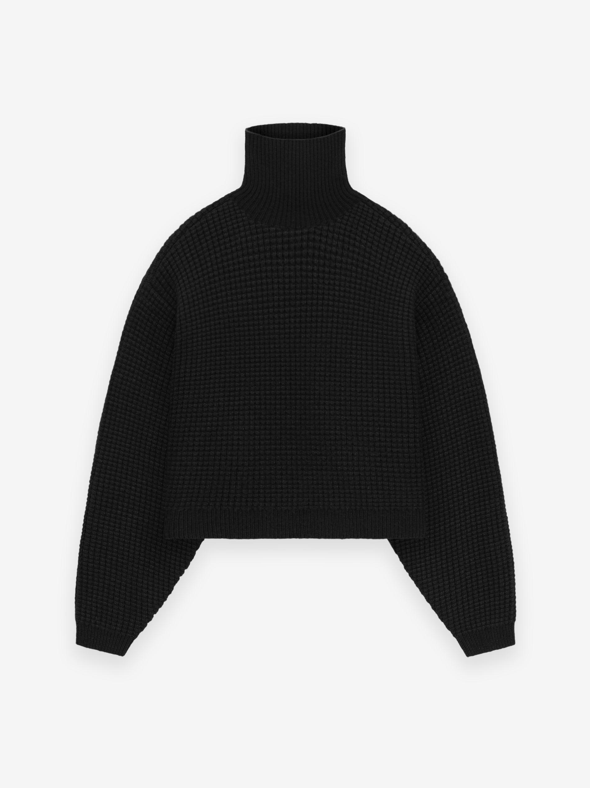 Women's Waffle Turtleneck Female Product Image