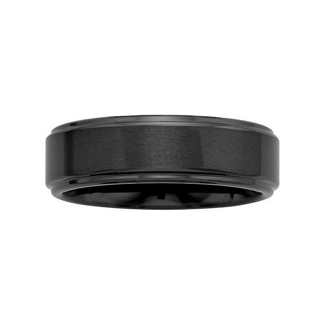 Boston Bay Diamonds Mens Black Ceramic Wedding Band Product Image