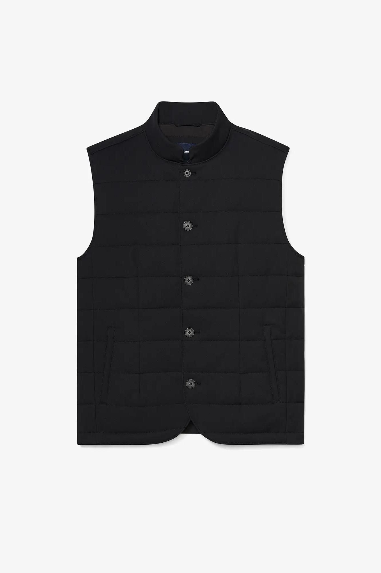 Aspen Vest - Black Solid Product Image