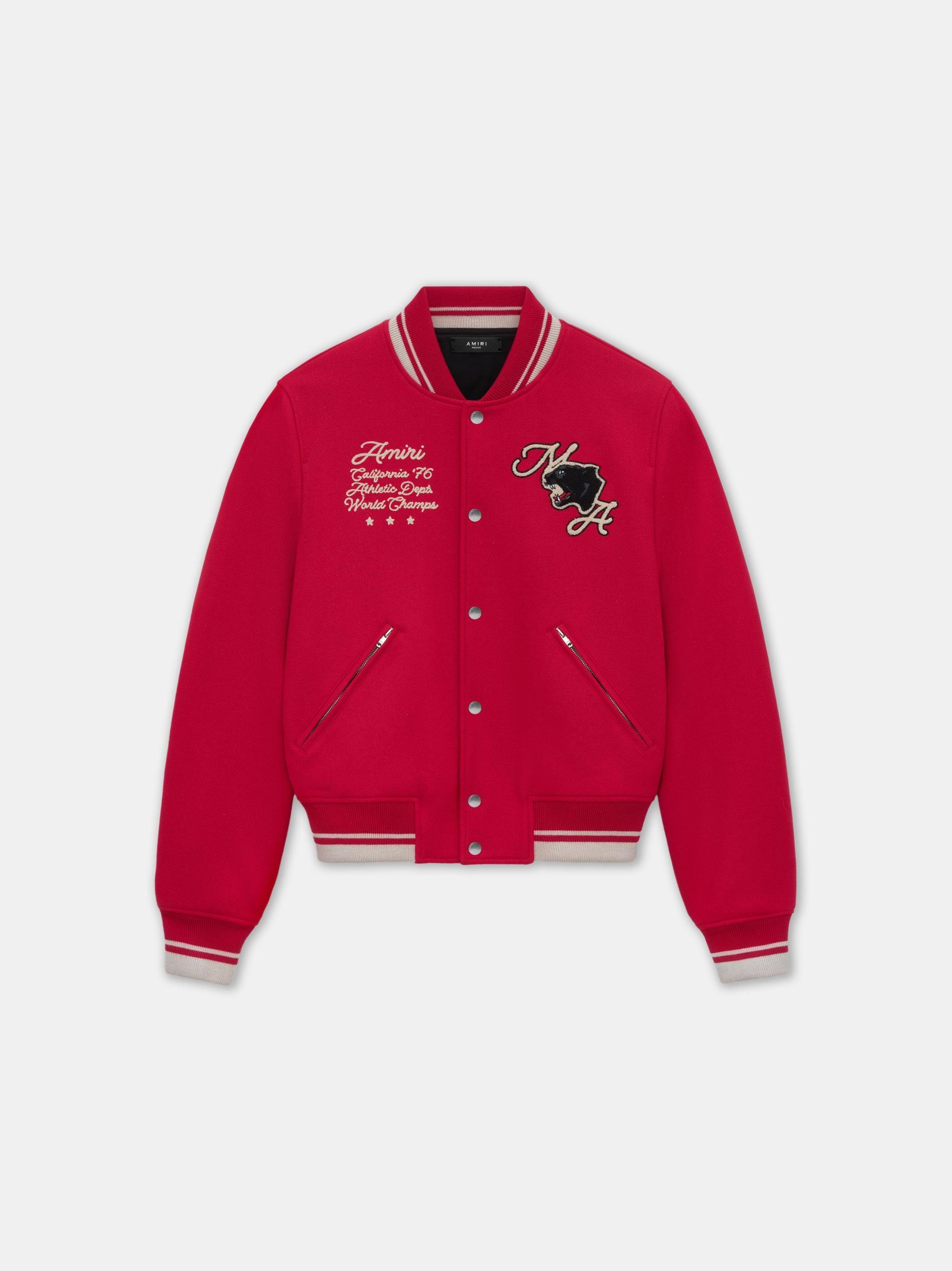 AMIRI PANTHER BOMBER - Varsity Red Male product image