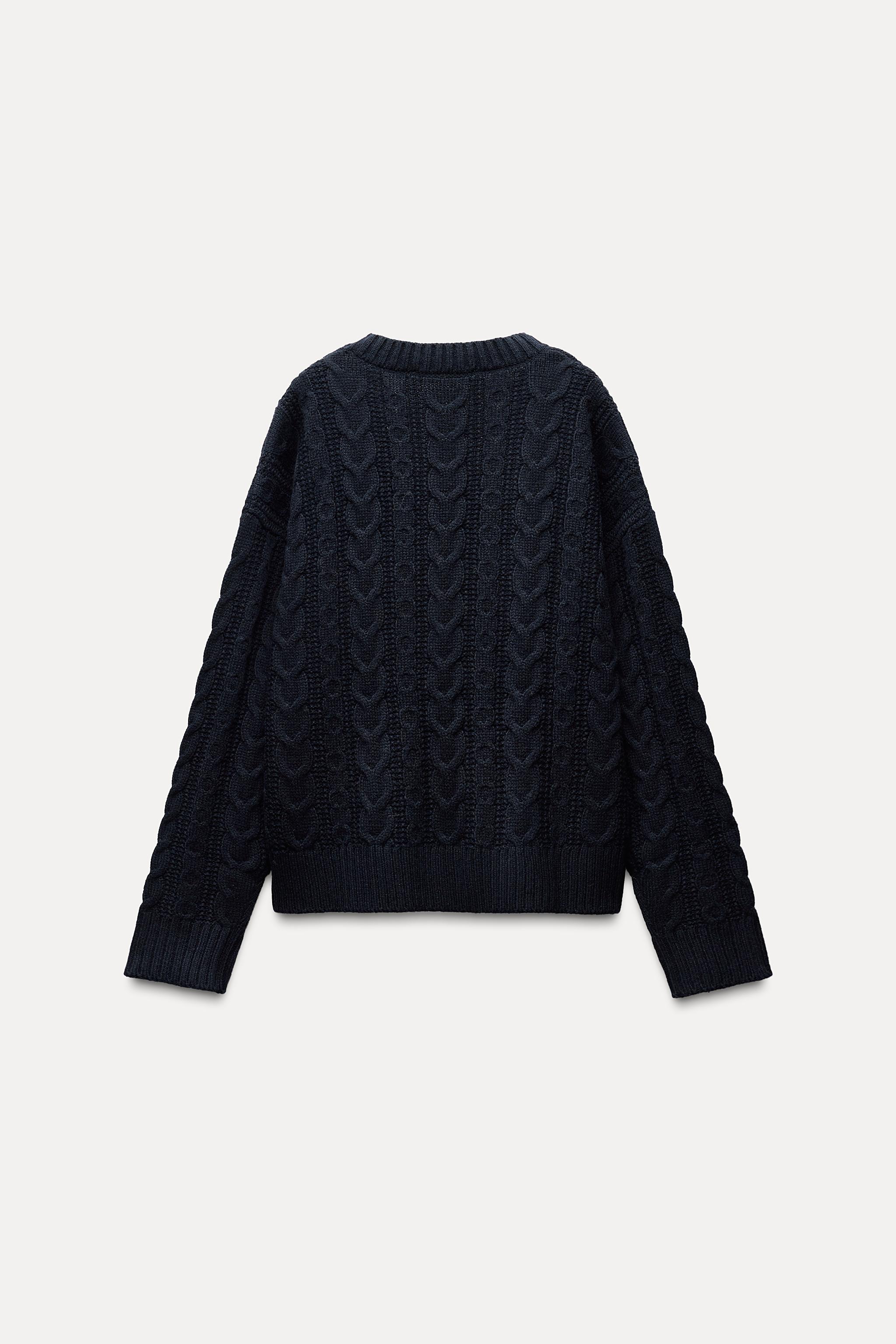 PLAIN HIGH COLLAR SWEATER Product Image