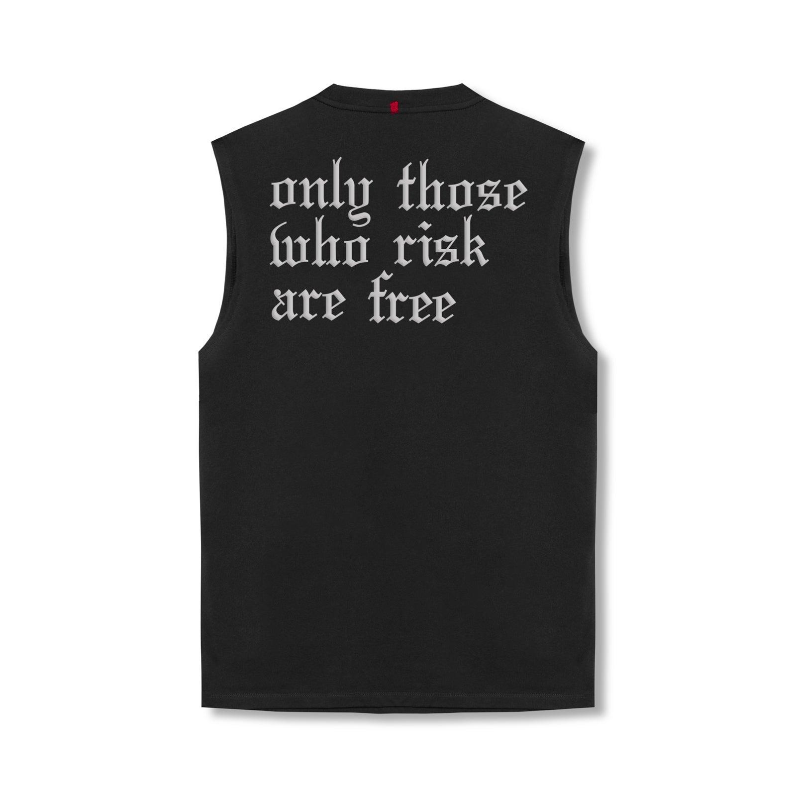 0807. Tech Essential™ Relaxed Cutoff   -   Black/White "OTWR" Product Image