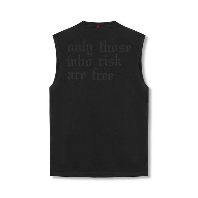 0807. Tech Essential™ Relaxed Cutoff   -   Black/Black "OTWR" Product Image