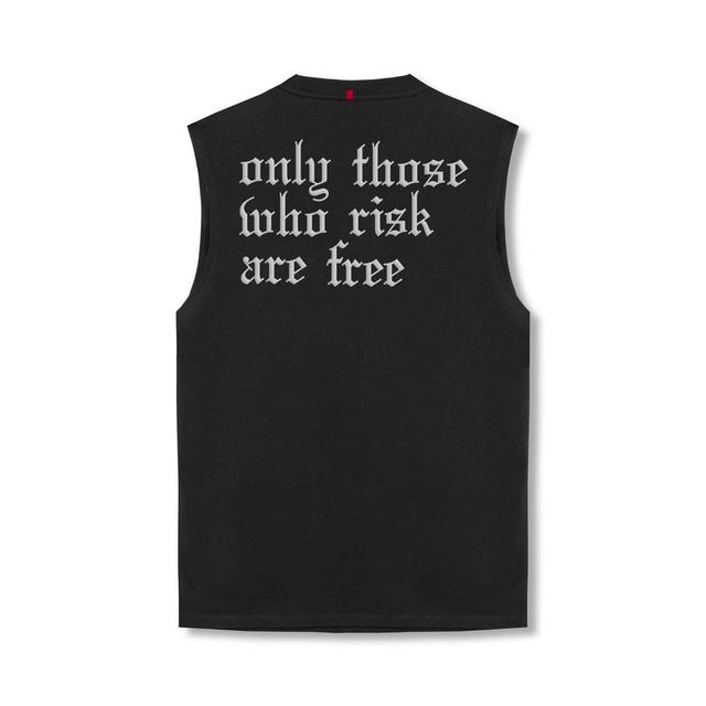 0807. Tech Essential™ Relaxed Cutoff   -   Black/White "OTWR" Product Image