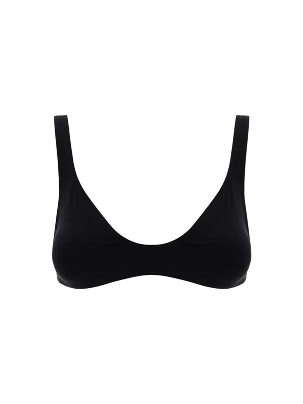 Scoop-neck Bra In Black Product Image