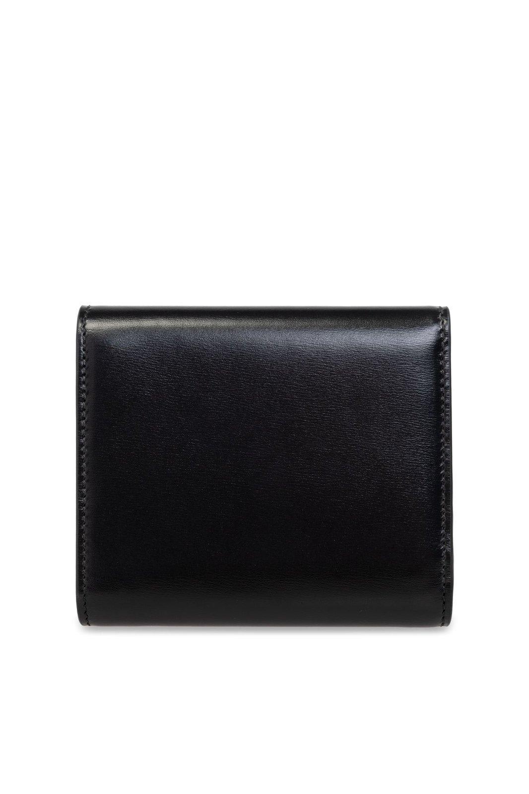 FERRAGAMO Fiamma Compact Wallet In Black Product Image