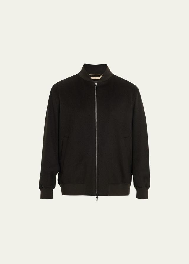 Mens Ivy Cashmere Bomber Jacket Product Image