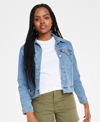 Women's Original Cotton Denim Trucker Jacket Product Image