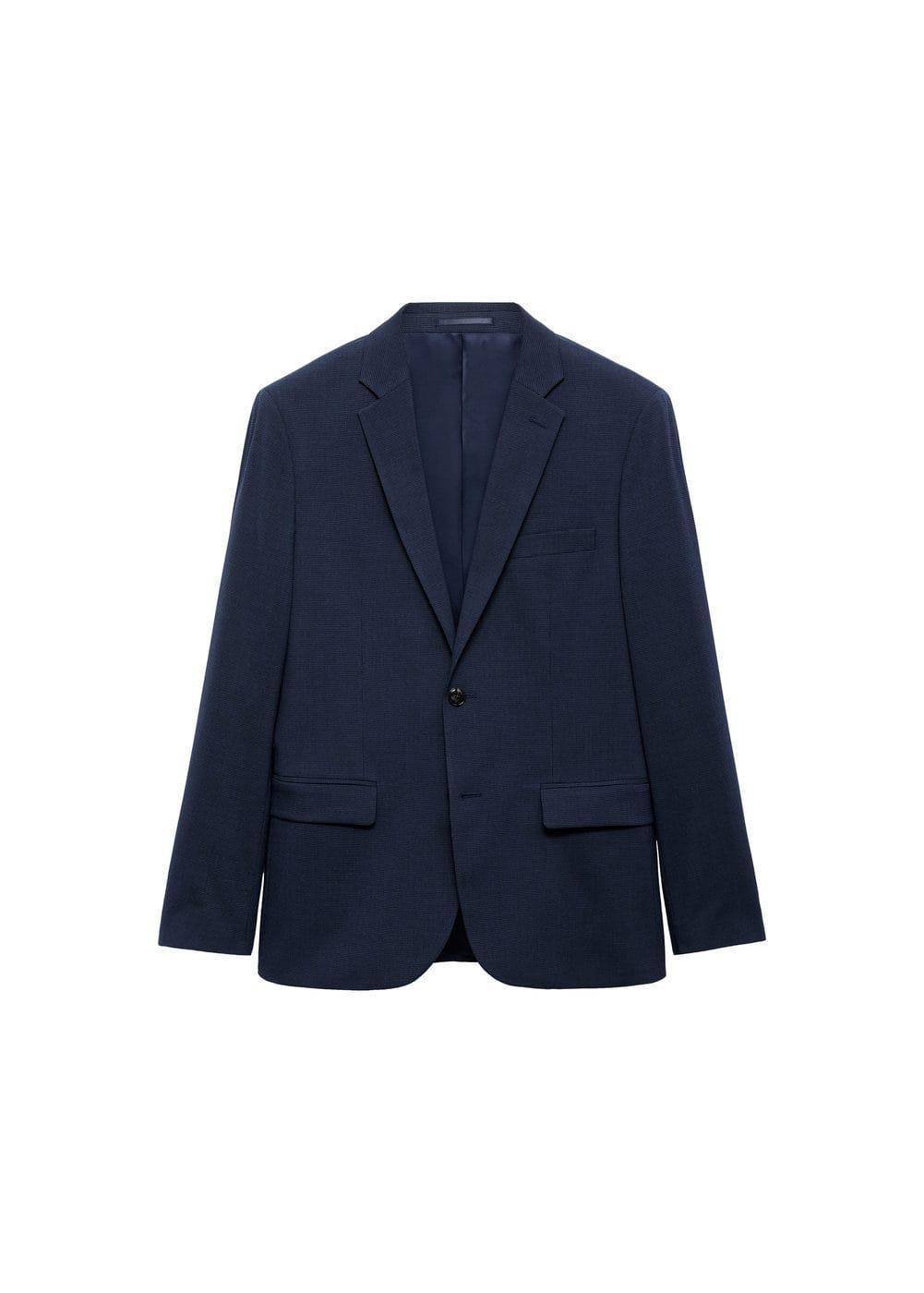 Mango Mens Super Slim-Fit Stretch Fabric Suit Blazer Product Image