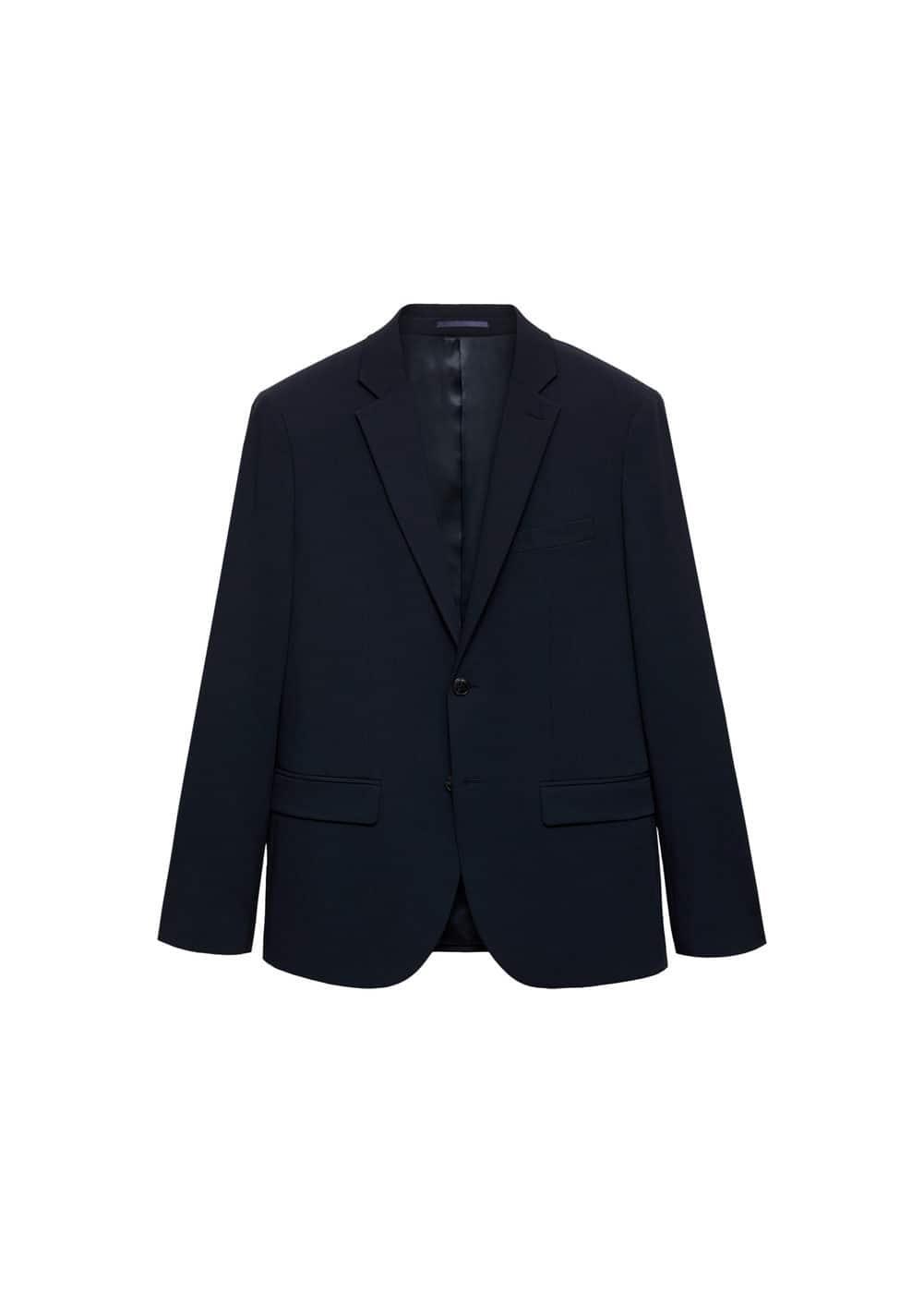 Mango Mens Super Slim-Fit Stretch Fabric Suit Blazer Product Image