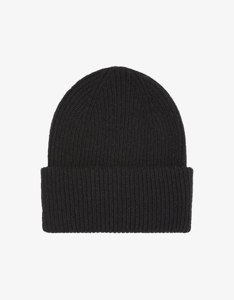 Merino Wool Hat - Deep Black Product Image