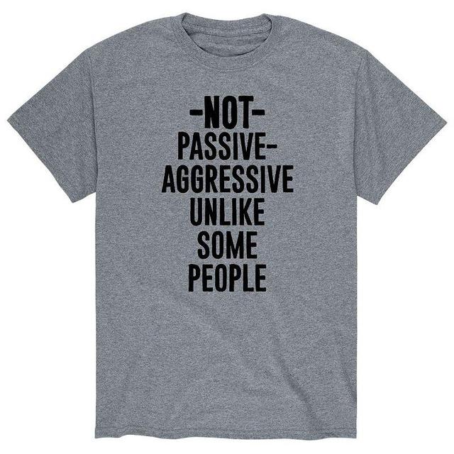 Mens Not Passive Aggressive Graphic Tee Product Image