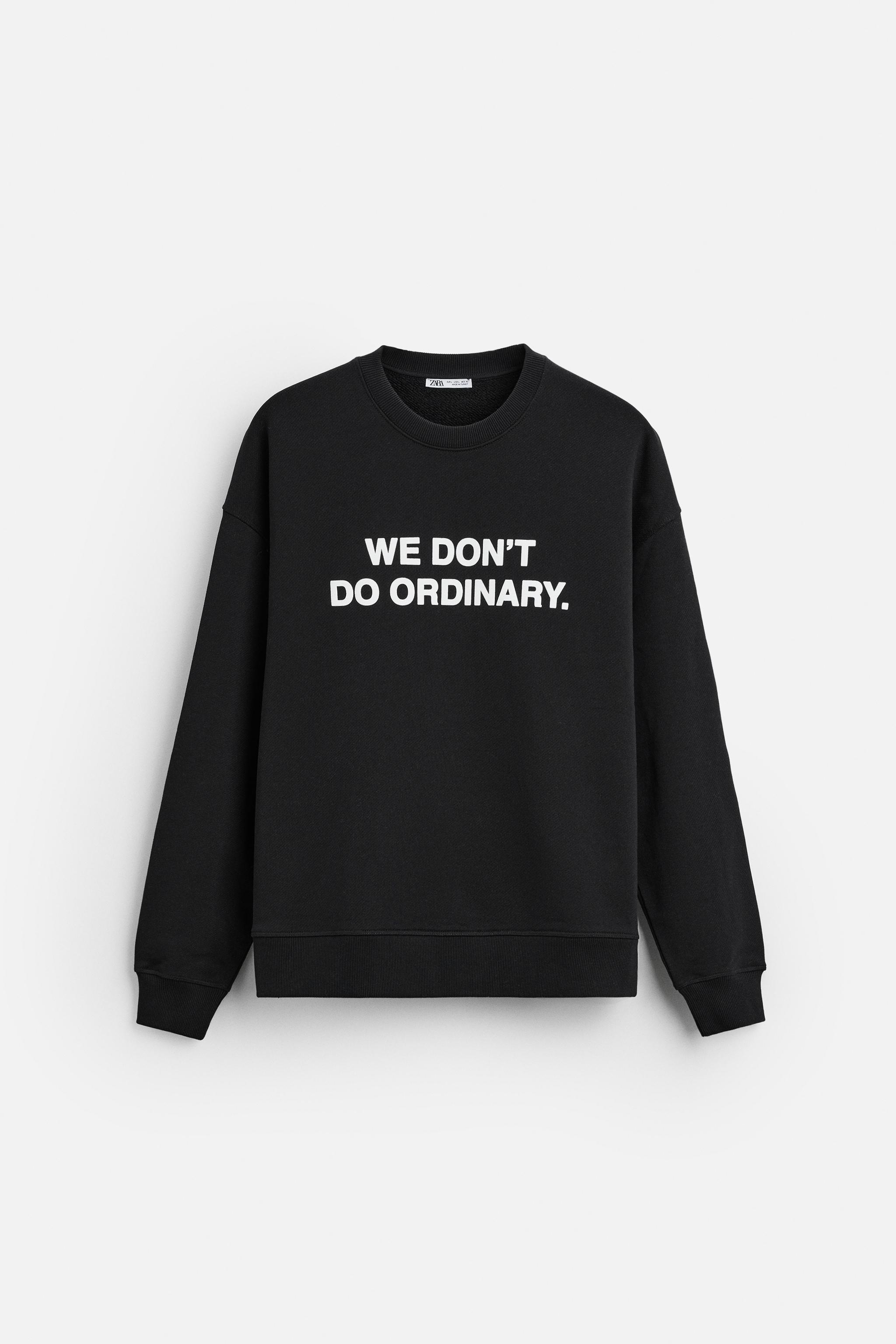 TEXT PRINT SWEATSHIRT Product Image