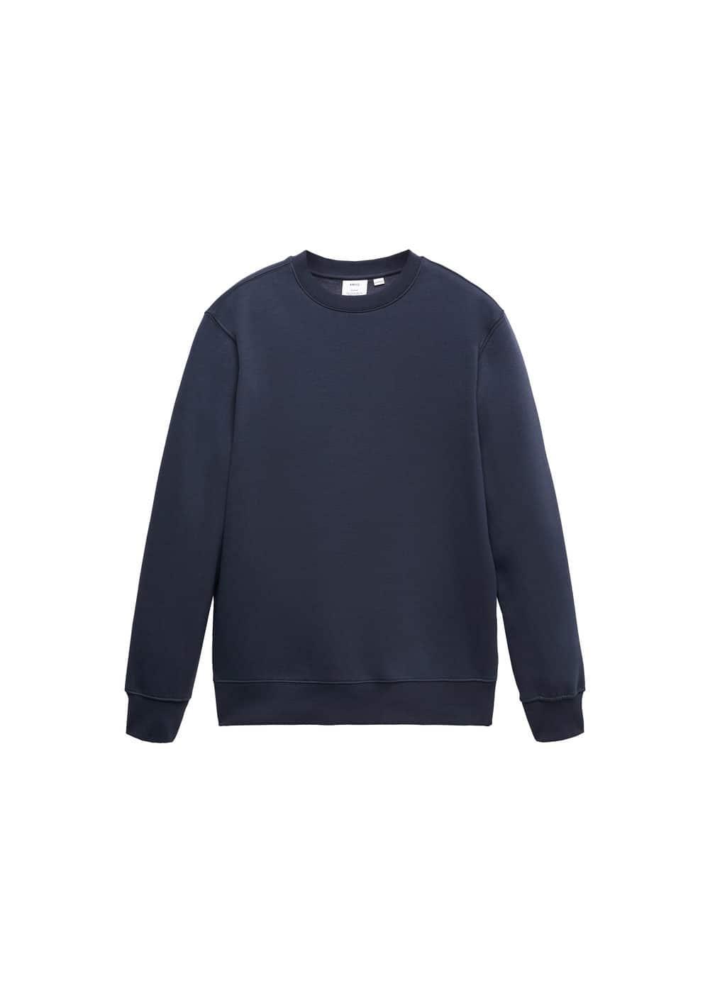 MANGO MAN - Lightweight cotton sweatshirt navyMen Product Image